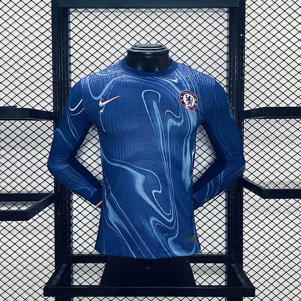 AAA Quality Chelsea 24/25 Home Long Soccer Jersey(Player)